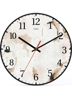 LOWHA Decorative Wall Clock Black 30x30cm  - Image 1
