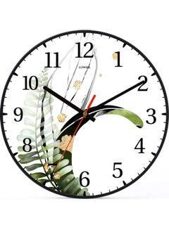 LOWHA Decorative Wall Clock Black 30x30cm  - Image 1