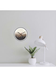 LOWHA Mountain Decorative Wall Clock Black 30x30cm  - Image 3