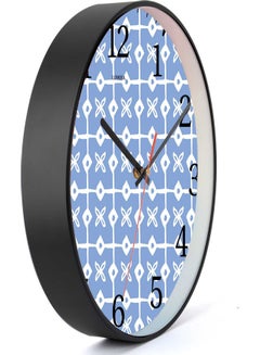 LOWHA X O Tiles Decorative Wall Clock Black 30x30cm  - Image 2