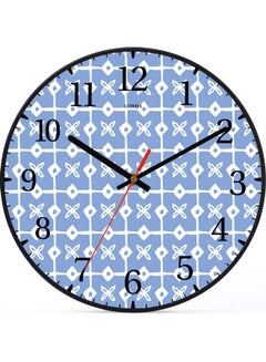 LOWHA X O Tiles Decorative Wall Clock Black 30x30cm  - Image 1
