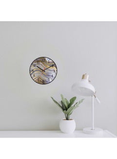 LOWHA Wave Decorative Wall Clock Black 30x30cm  - Image 3