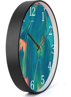 LOWHA Decorative Wall Clock Black 30x30cm  - Image 2