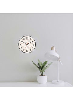 LOWHA Decorative Wall Clock Black 30x30cm  - Image 3