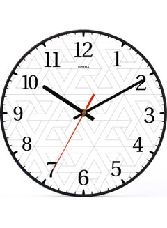 لوحة ساعة حائط للزينة أسود 30x30سم  - Image 1
