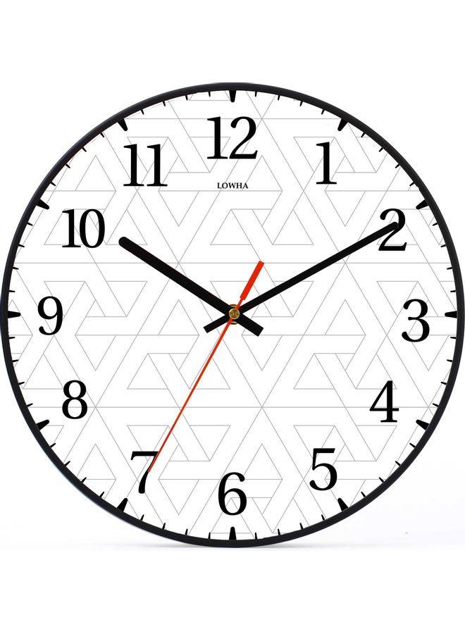 لوحة - ساعة حائط للزينة أسود 30x30سم - Image 1