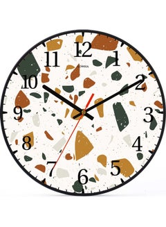 LOWHA Decorative Wall Clock Black 30x30cm  - Image 1