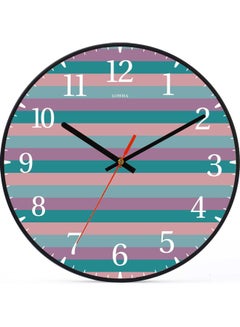 LOWHA Decorative Wall Clock Black 30x30cm  - Image 1