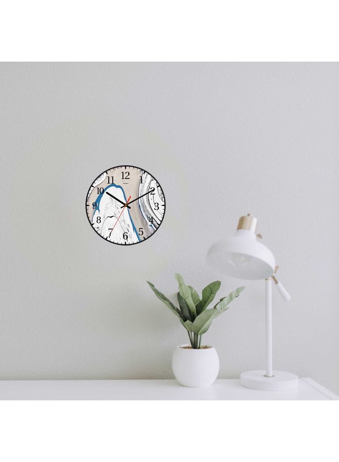 LOWHA - Decorative Wall Clock Black 30x30cm - Image 1