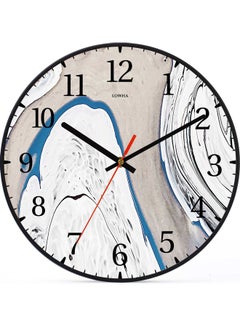 لوحة ساعة حائط للزينة أسود 30x30سم  - Image 1