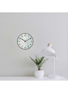 LOWHA Light Decorative Wall Clock Black 30x30cm  - Image 2