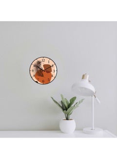 LOWHA Leef Decorative Wall Clock Battery Operated Black 30x30cm  - Image 2