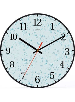 LOWHA Decorative Wall Clock Black 30x30cm  - Image 1