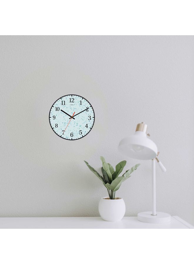 LOWHA - Decorative Wall Clock Black 30x30cm - Image 1