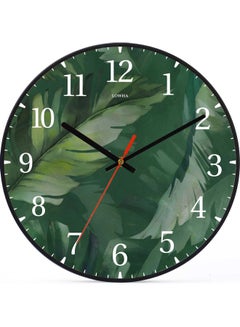 لوحة ساعة حائط للزينة أسود 30x30سم  - Image 1