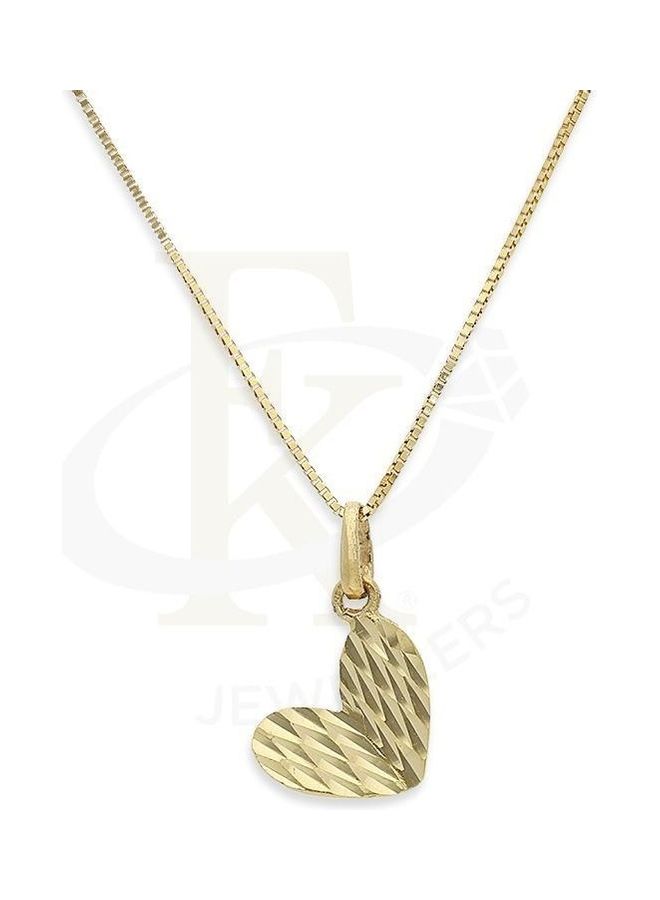 FK Jewellers - Gold Heart Pendant Set - Image 1
