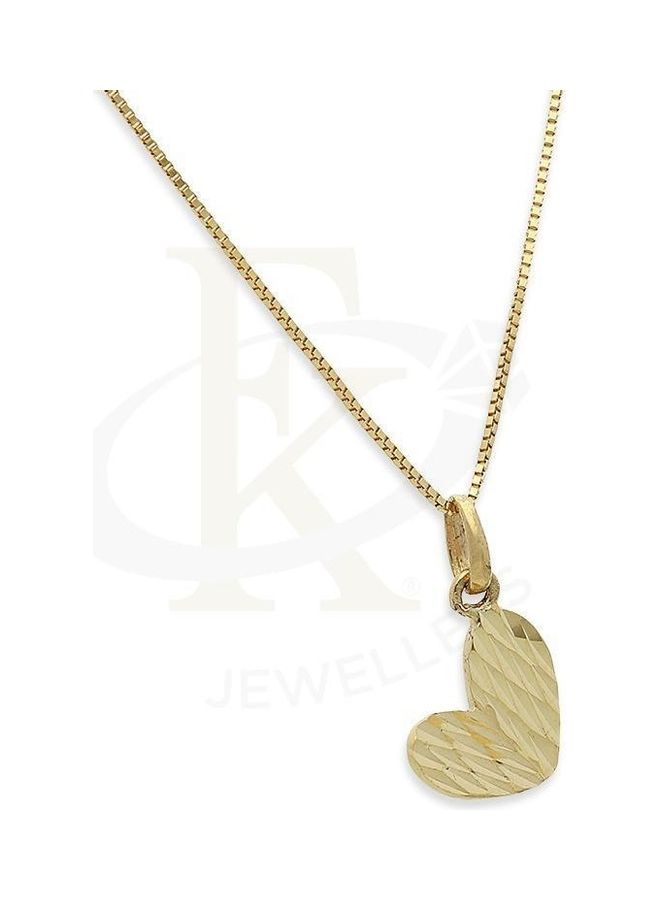 FK Jewellers - Gold Heart Pendant Set - Image 1