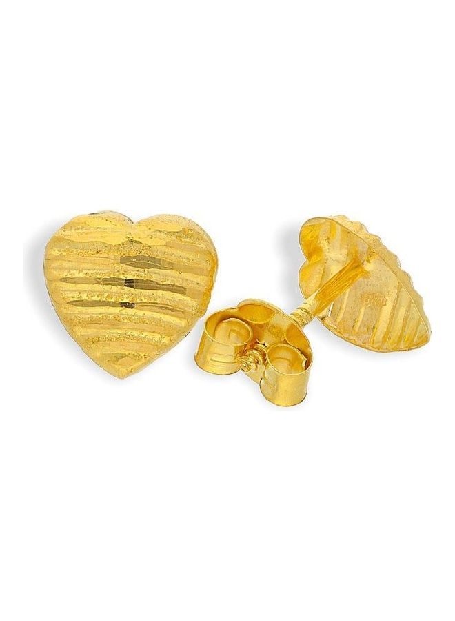FK Jewellers Gold Heart Pendant Set  - Image 2