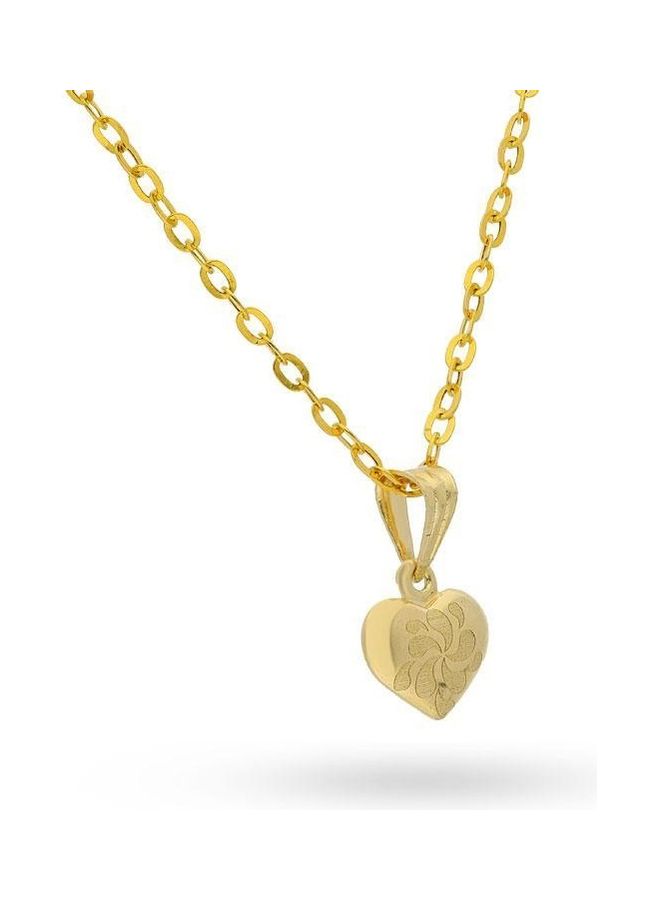 FK Jewellers Gold Heart Pendant Set - Image 3
