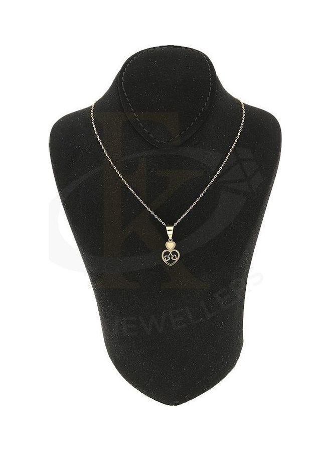 Chain Necklace With Twin Hearts Pendant - v1606669697/N42665263A_4