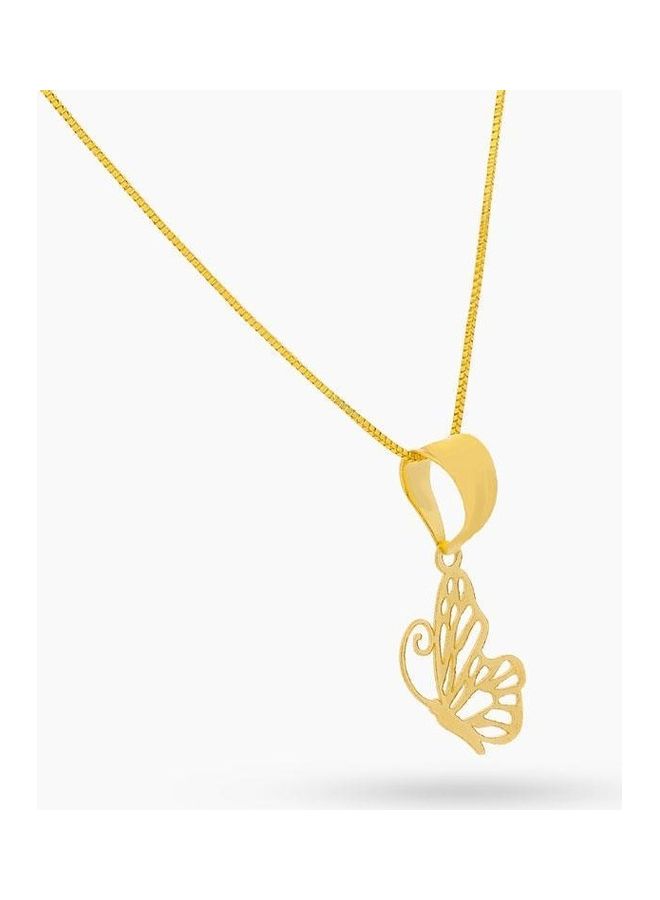 FK Jewellers - Chain Necklace With Butterfly Pendant - Image 1
