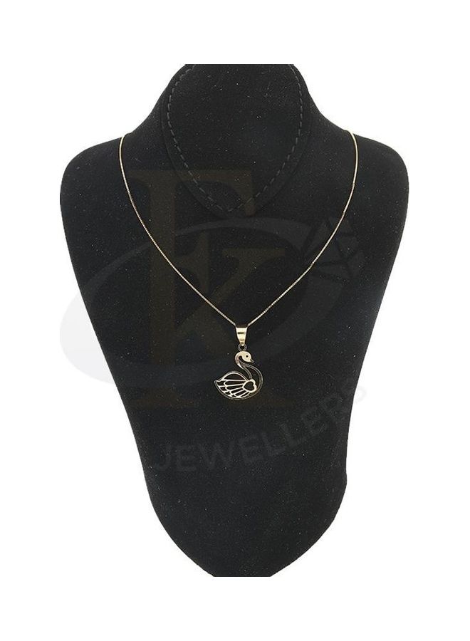 FK Jewellers Chain Necklace With Swan Pendant - Image 4