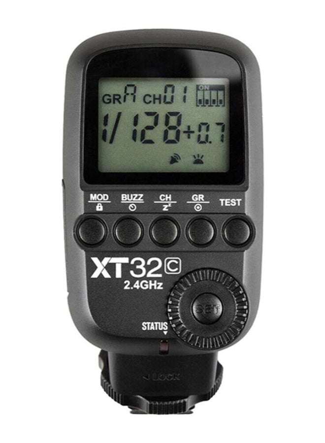 Godox Wireless Power-Control Flash Trigger Transmitter For Canon Black  - Image 1