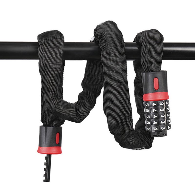 EHOME Anti-Theft 5-Digit Resettable Combination Bicycle Cable Chain Lock 20cm  - Image 3