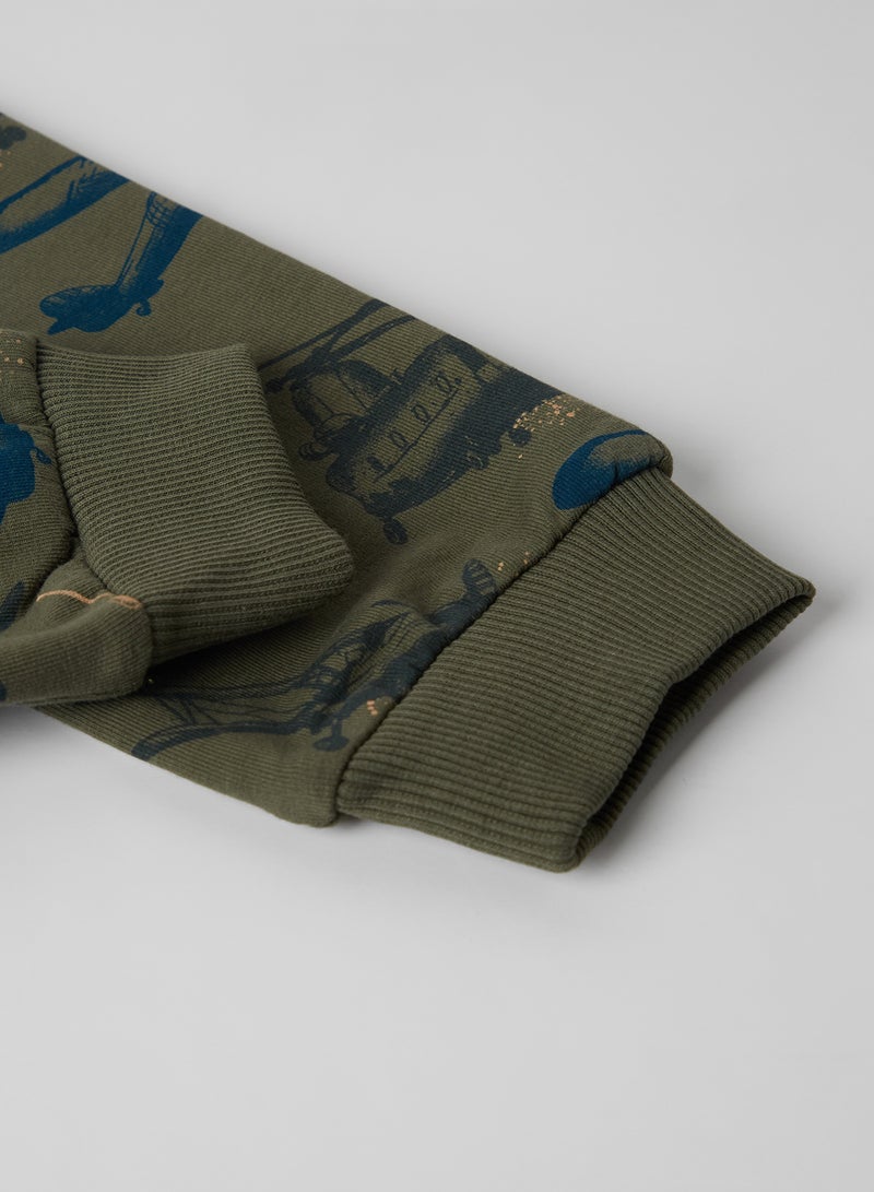 NAME IT - Nacopter Regular Sweatpants Thyme - Image 1