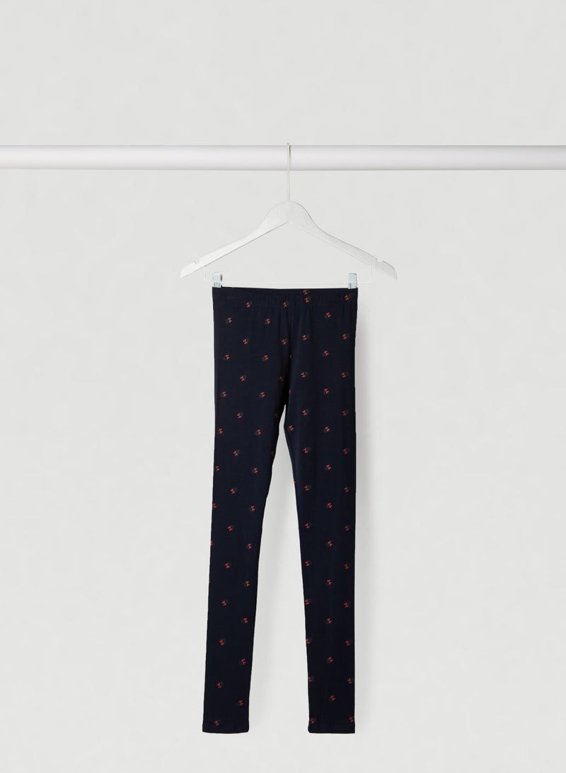 NAME IT - Minnie Mouse Skinny Fit Leggings Dark Sapphire - Image 1