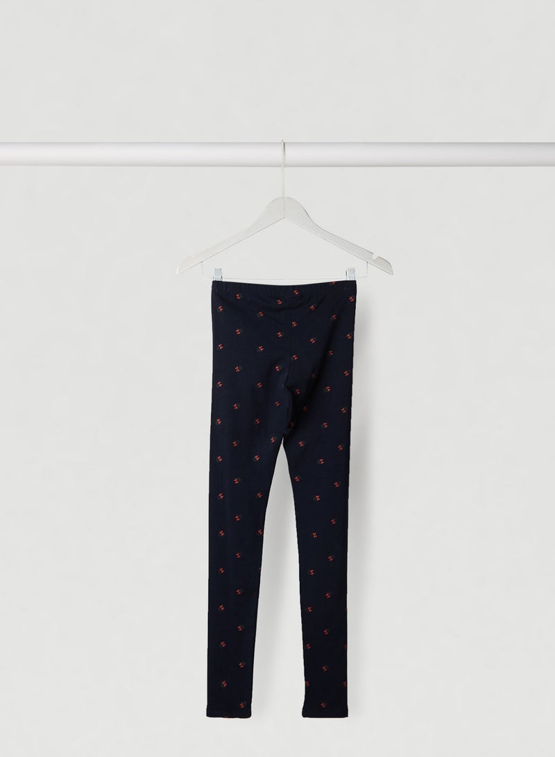 NAME IT - Minnie Mouse Skinny Fit Leggings Dark Sapphire - Image 1