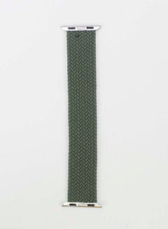 Foxcon Replacement Nylon Braided Apple Watch Band for 45/44/42 mm Small Green  - Image 3