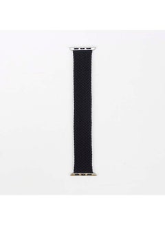Foxcon Replacement Nylon Braided Apple Watch Band for 41/40/38 mm Large Black  - Image 3