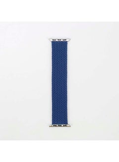 Foxcon Replacement Nylon Braided Apple Watch Band for 41/40/38 mm Large Blue  - Image 3
