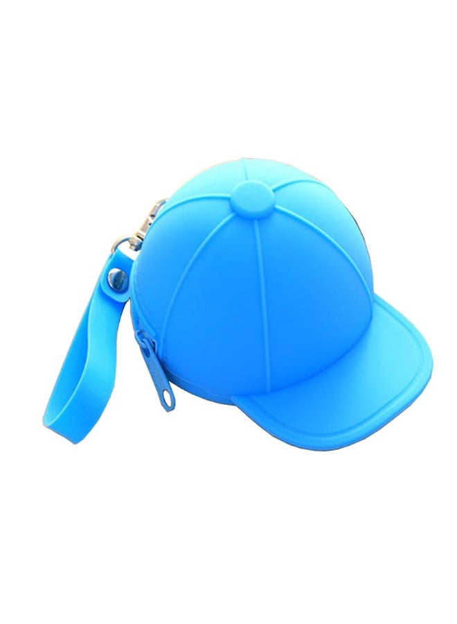 Silicone Coin Purse Blue - Image 1