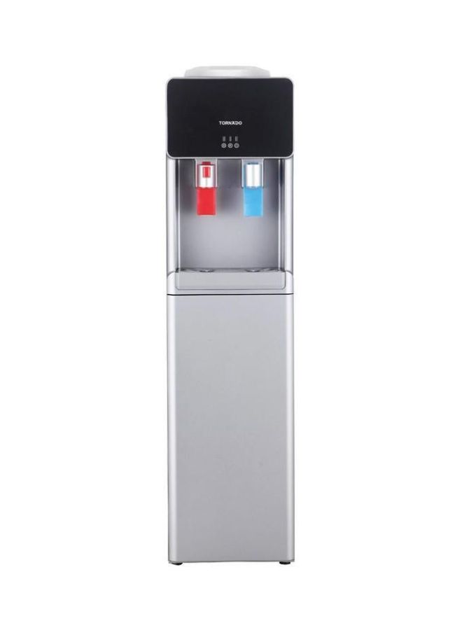 TORNADO 2-Faucet Cold And Hot Water Dispenser WDM-H45ASE-S Silver/Black 