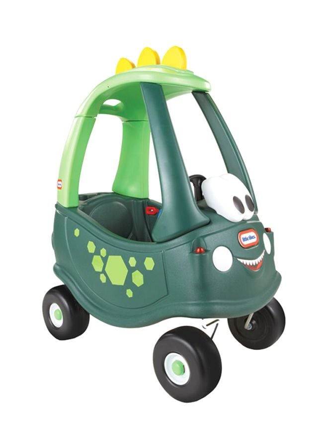 little tikes Cozy Coupe Dino Ride On Toy 29.5x16.5x29.5inch - Image 1