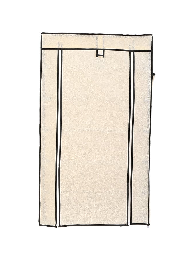 LAWAZIM 6-Layer Nonwoven Shoe Rack With Fabric Cover Beige 28cm - Image 2