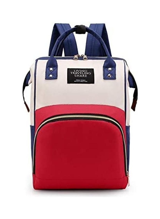 Fashion Mummy Maternity Nappy Bag Red/White/Blue  - Image 1