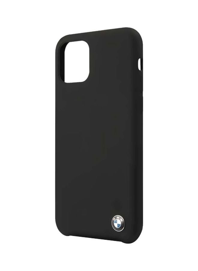 BMW - Logo Embossed Case Cover For Apple iPhone 11 Black - Image 1
