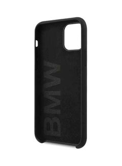 BMW Logo Embossed Case Cover For Apple iPhone 11 Black  - Image 2