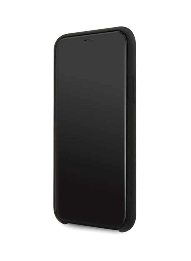 BMW - Logo Embossed Case Cover For Apple iPhone 11 Black - Image 1
