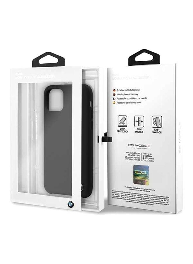BMW - Logo Embossed Case Cover For Apple iPhone 11 Black - Image 1
