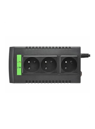 Line-R Automatic Voltage Regulator Adapter With 3 Outlets 1000VA Black - v1606729521/N42672421A_1