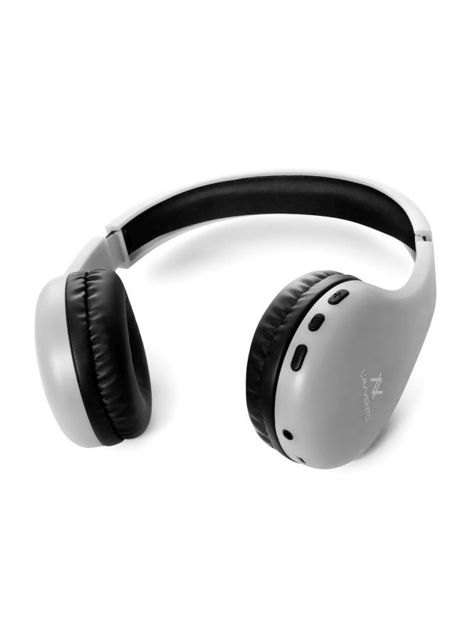 L'avvento Bluetooth On-Ear Headphone With Stereo Plug White/Black  - Image 2