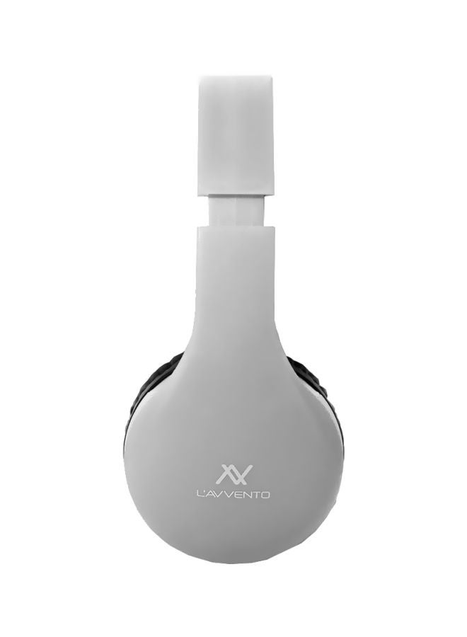 L'avvento Bluetooth On-Ear Headphone With Stereo Plug White/Black  - Image 3