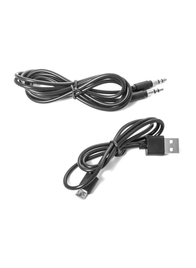 L'avvento Bluetooth On-Ear Headphone With Stereo Plug White/Black  - Image 4