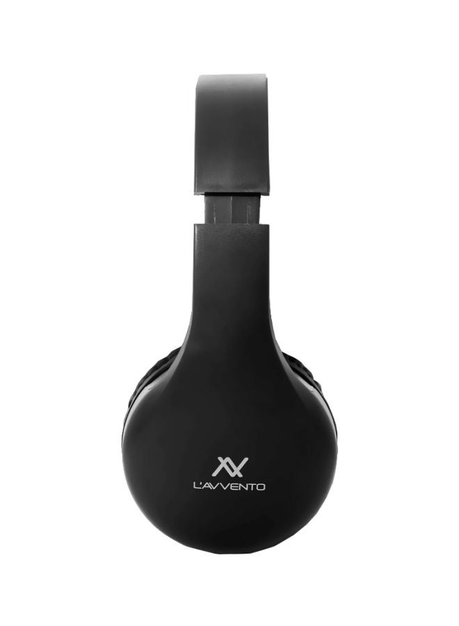L'avvento Bluetooth On-Ear Headphone With Stereo Plug Black  - Image 3