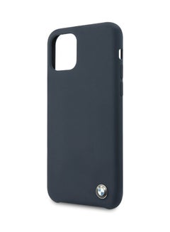 BMW Logo Embossed Case Cover For Apple iPhone 11 Pro Navy  - Image 1