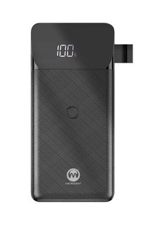 ميكرو ديجيت باور بنك لاسلكي 10000.0 mAh أسود  - Image 1